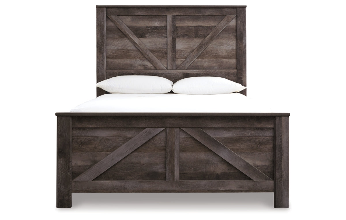 Wynnlow Queen Crossbuck Panel Bed