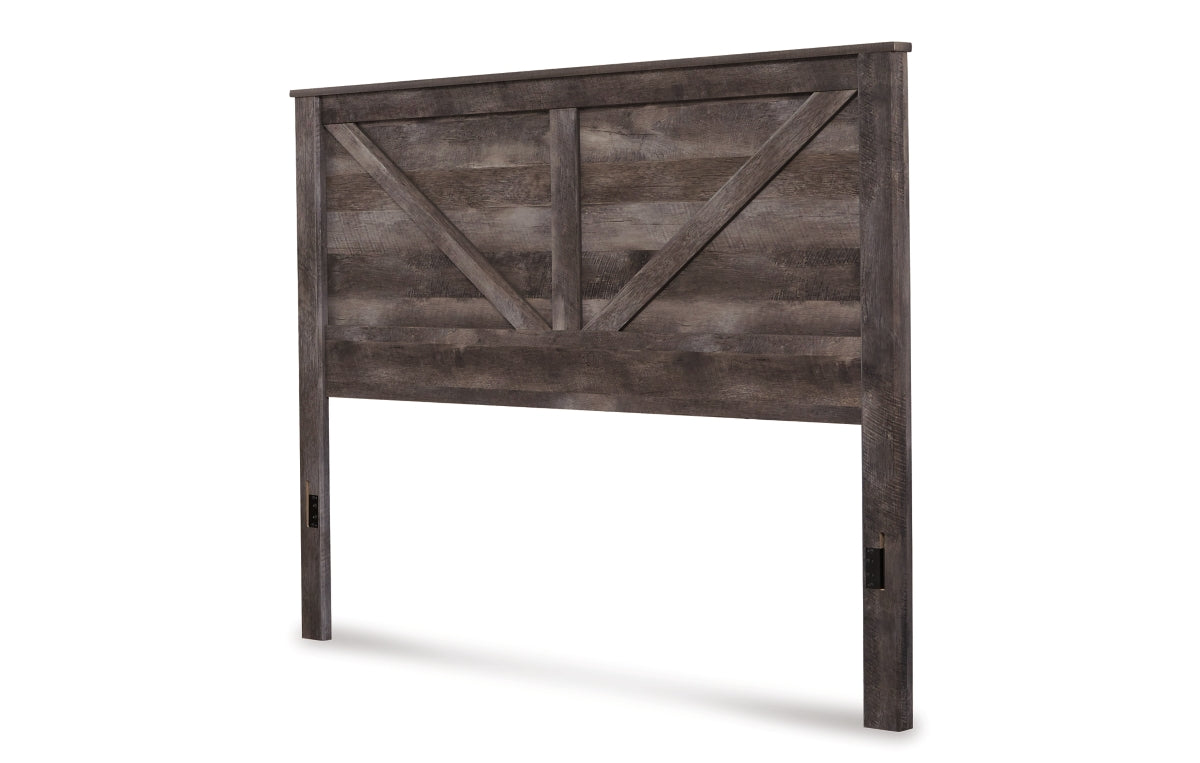 Wynnlow King Crossbuck Panel Bed