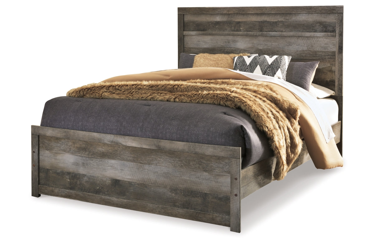 Wynnlow Queen Panel Bed with Mirrored Dresser, Chest and Nightstand