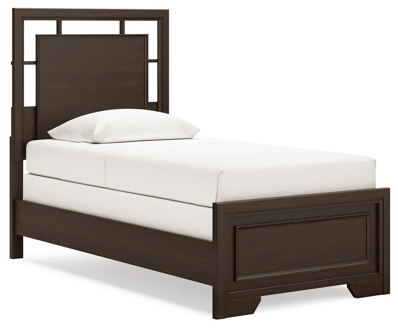 Covetown Twin Panel Bed, Dresser, Mirror and Nightstand