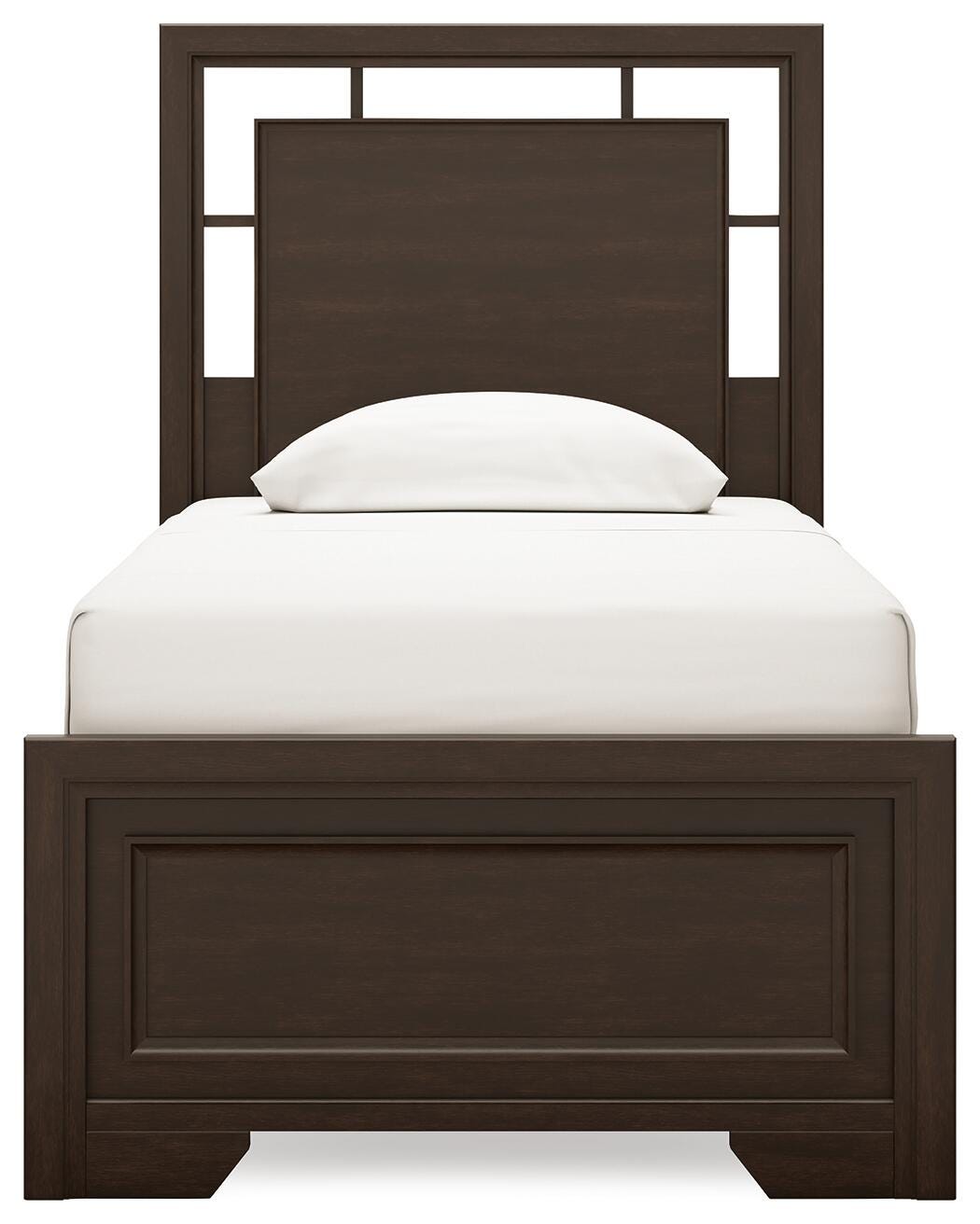 Covetown Twin Panel Bed, Dresser, Mirror and Nightstand