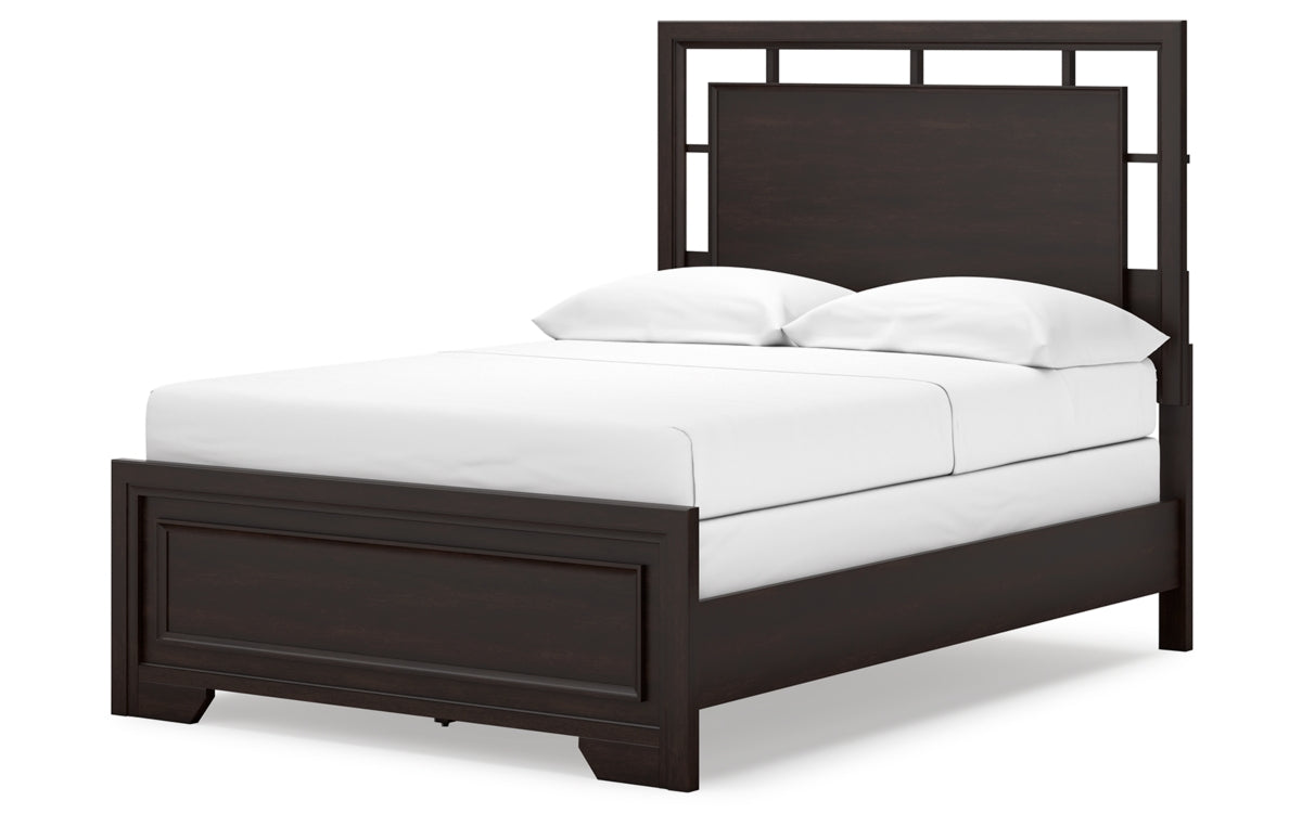 Covetown Full Panel Bed, Dresser, Mirror and Chest