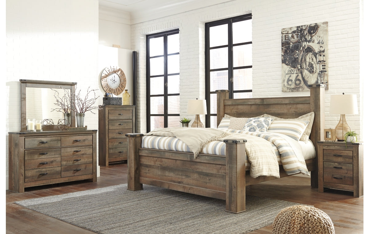 Trinell King Poster Bed