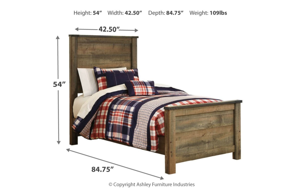 Trinell Twin Panel Bed