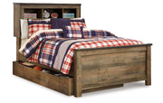 Trinell Full Bookcase Bed with Storage