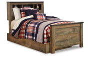 Trinell Twin Bookcase Bed with 1 Large Storage Drawer