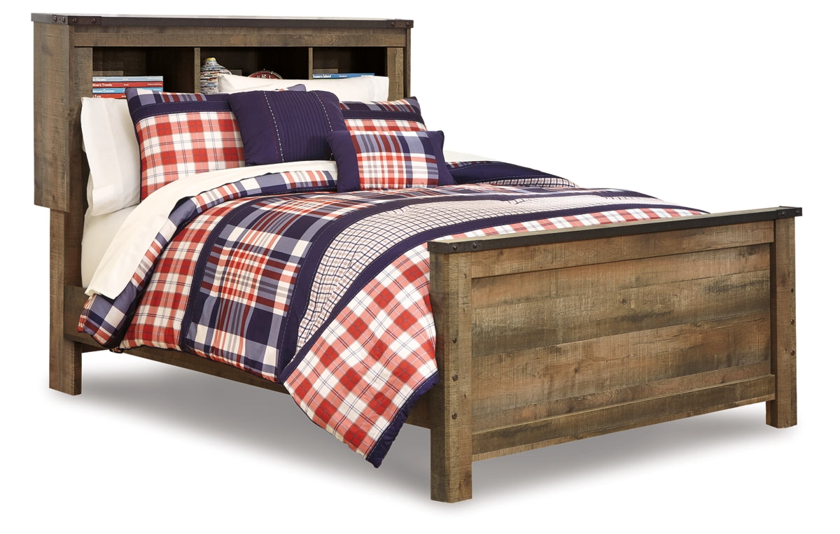 Trinell Full Bookcase Panel Bed