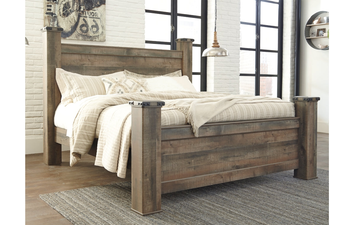 Trinell King Poster Bed