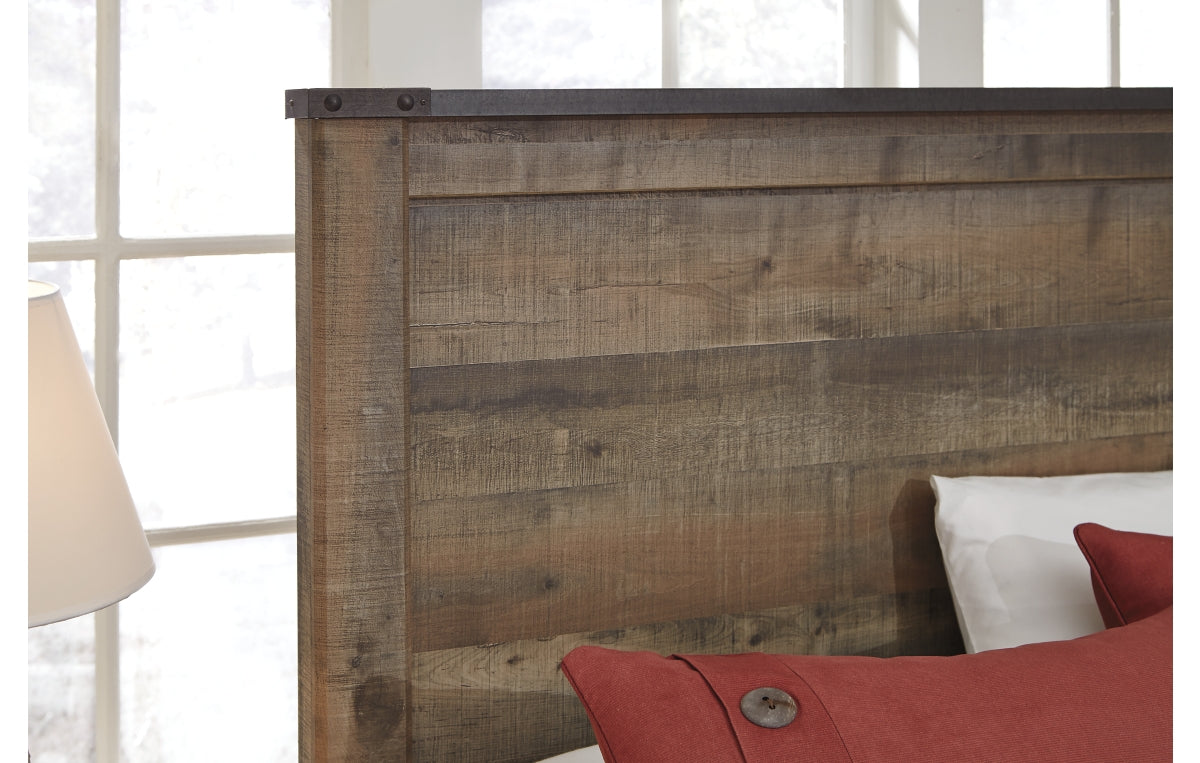 Trinell Full Panel Bed with 1 Large Storage Drawer
