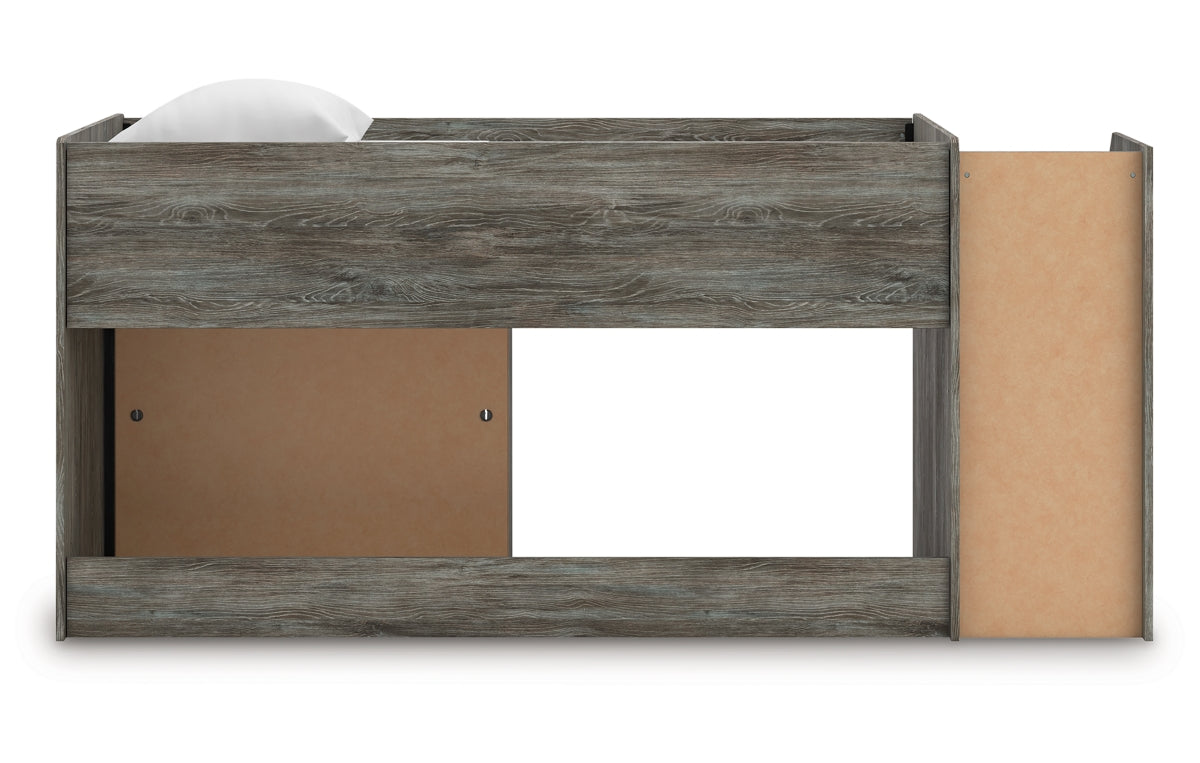 Frandern Twin Loft  Bed with Bookcase Storage