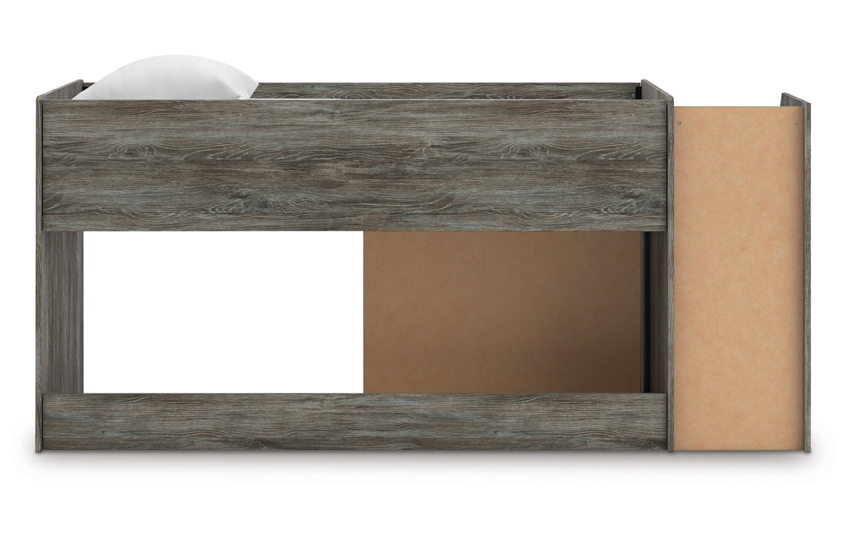 Frandern Twin Loft Bed with Drawer Storage