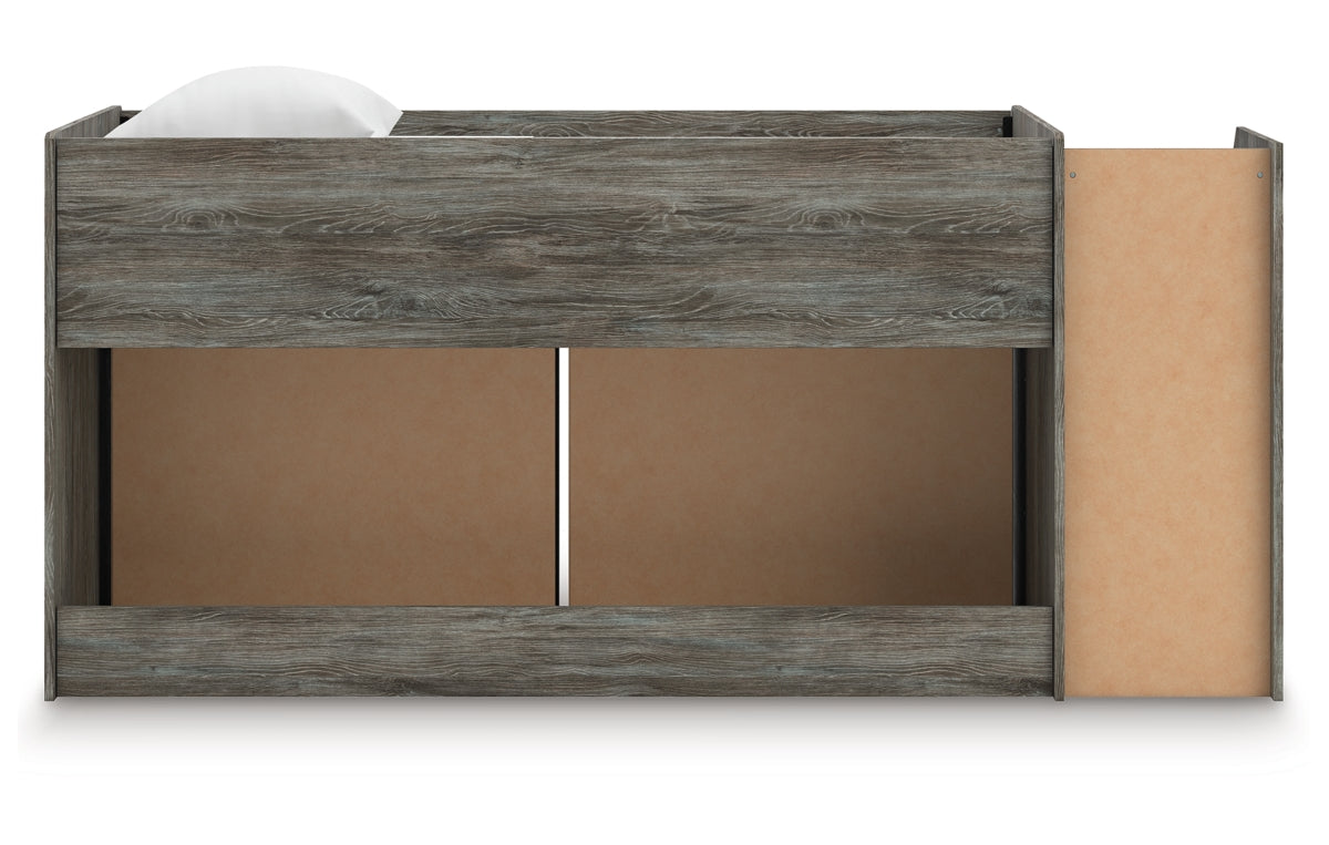Frandern Twin Loft Bed with Drawer Storage