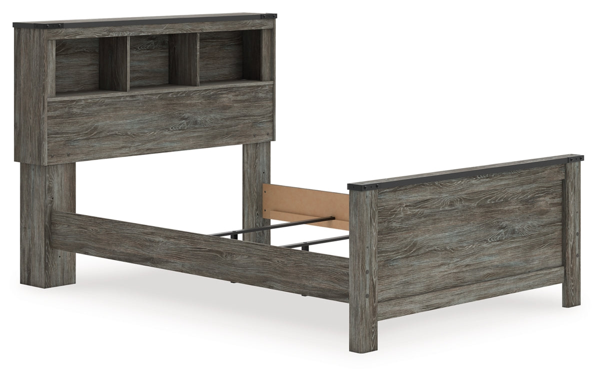 Frandern Full Bookcase Panel Bed
