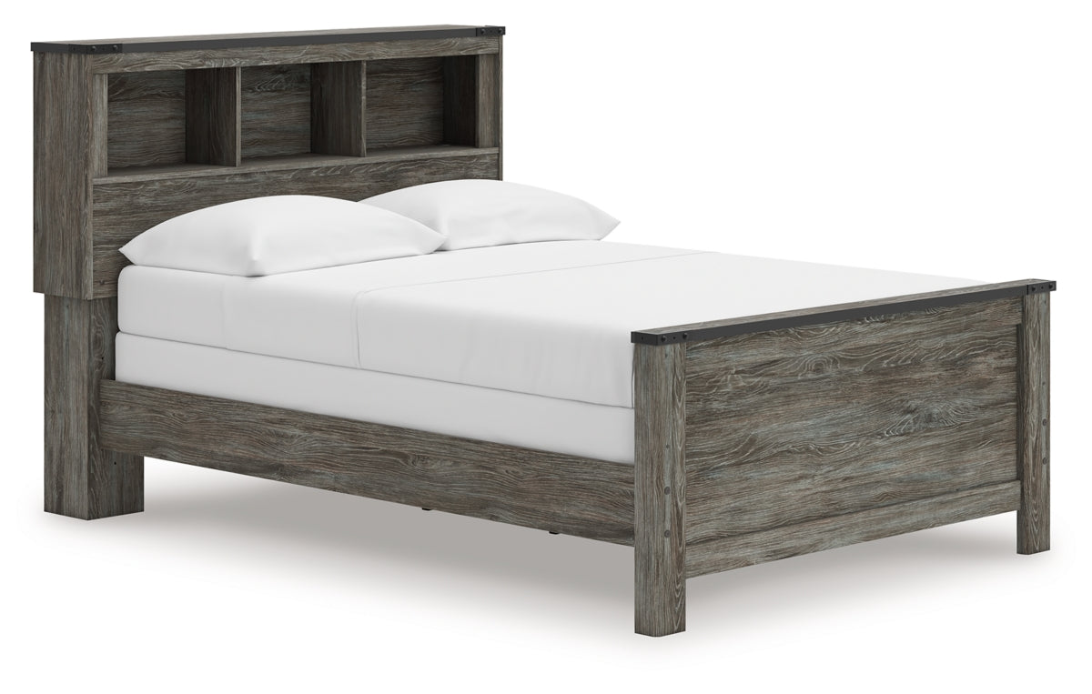Frandern Full Bookcase Panel Bed