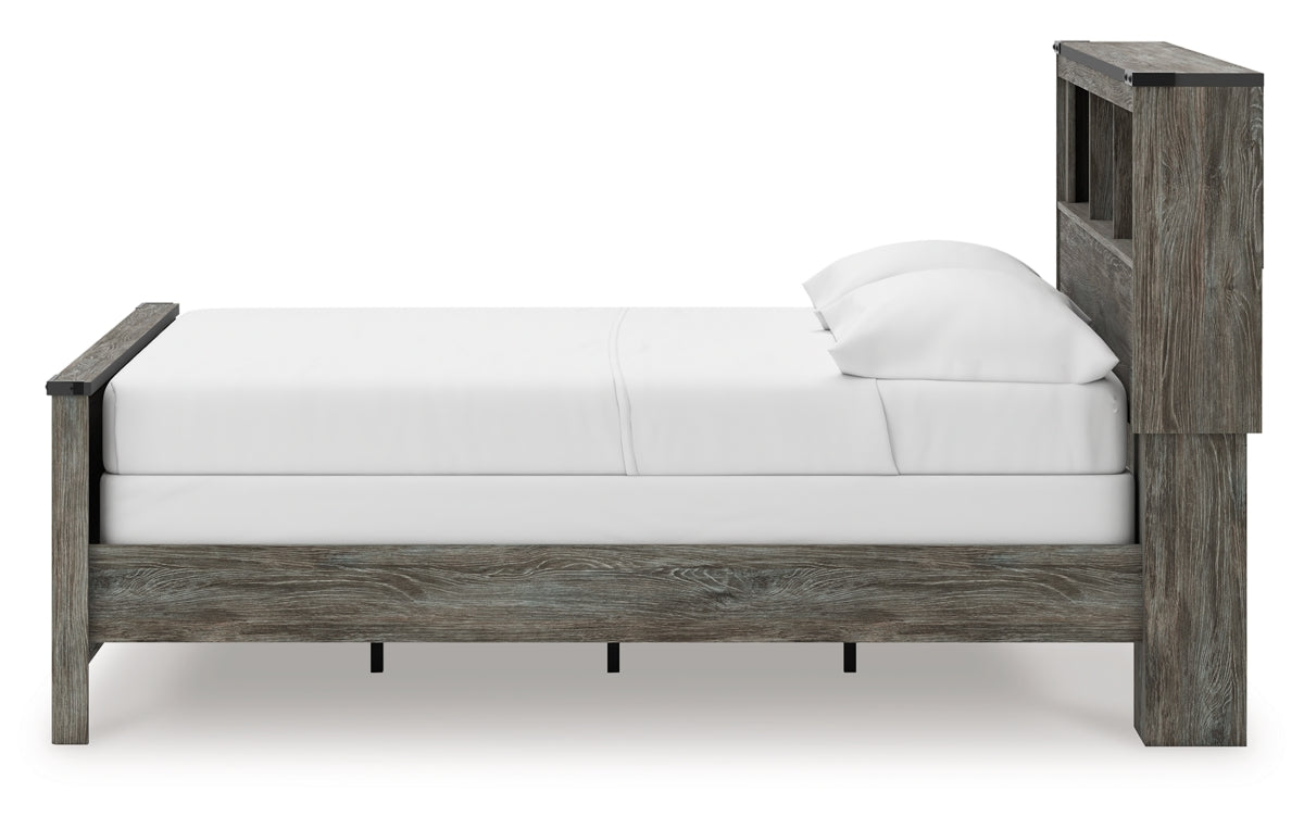 Frandern Full Bookcase Panel Bed