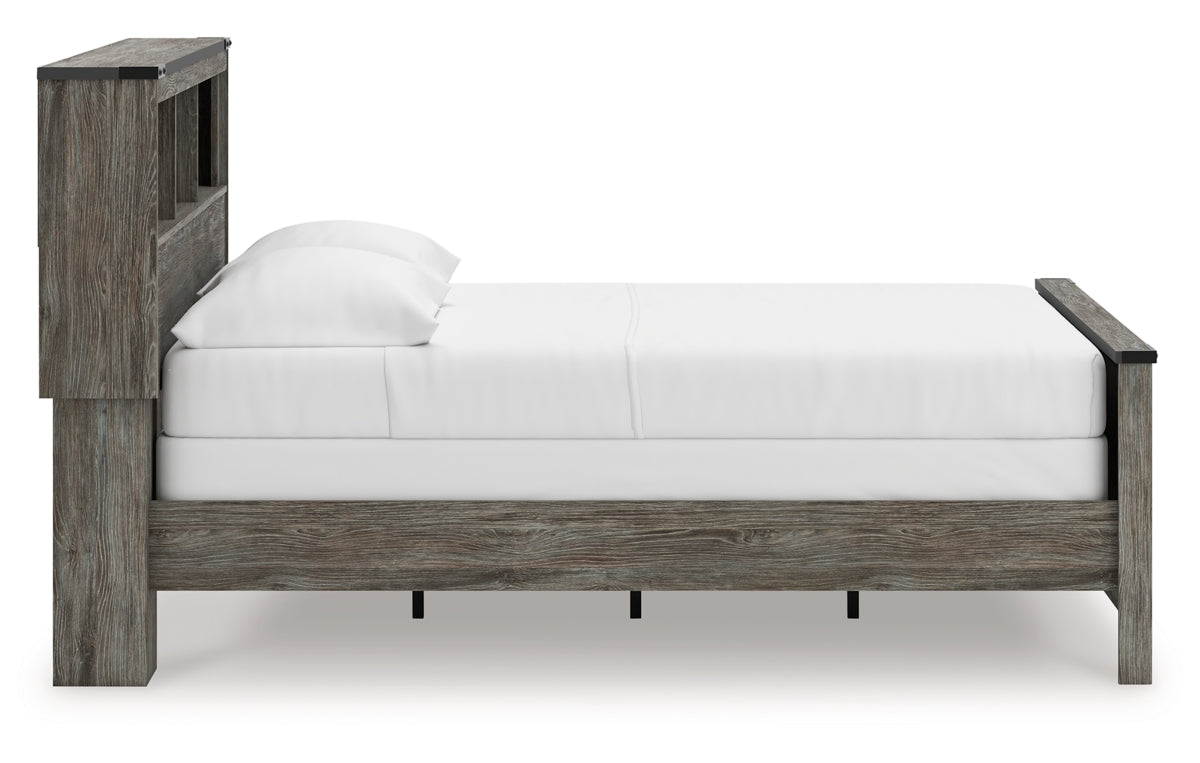 Frandern Full Bookcase Panel Bed