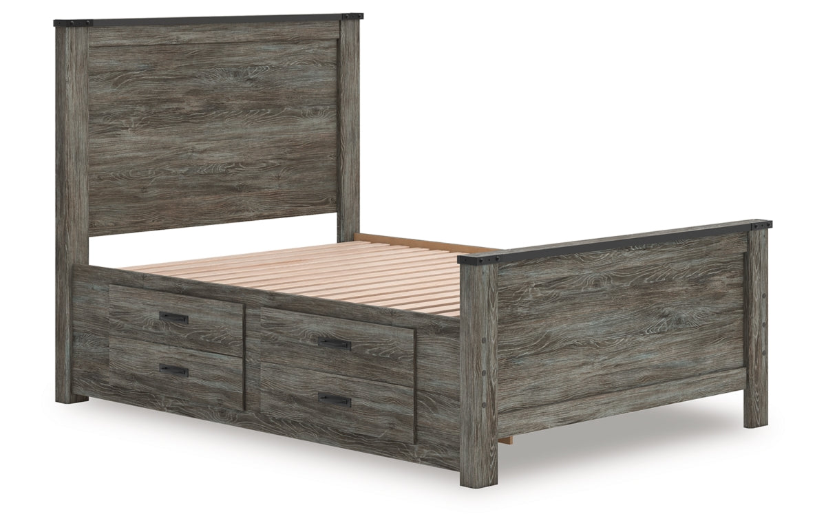 Frandern Full Panel Bed with Storage