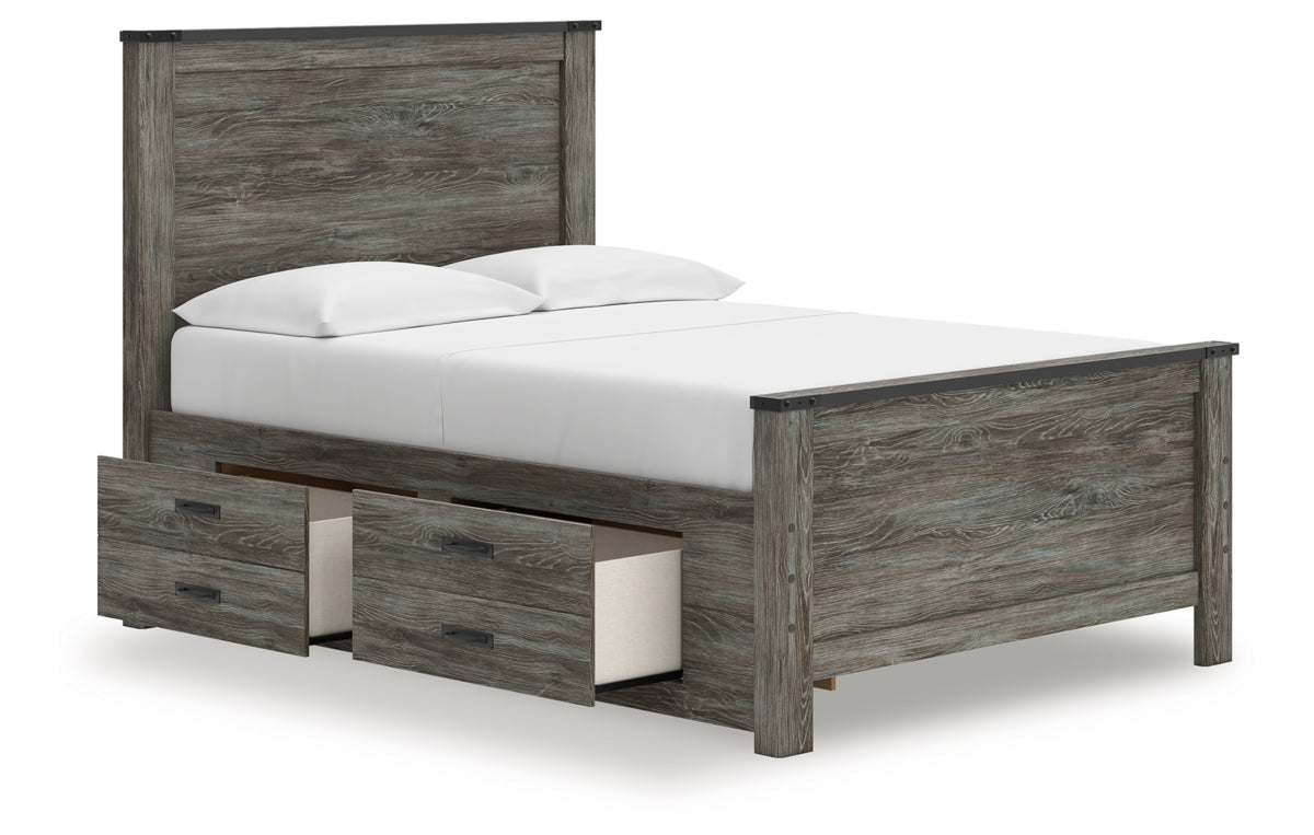 Frandern Full Panel Bed with Storage
