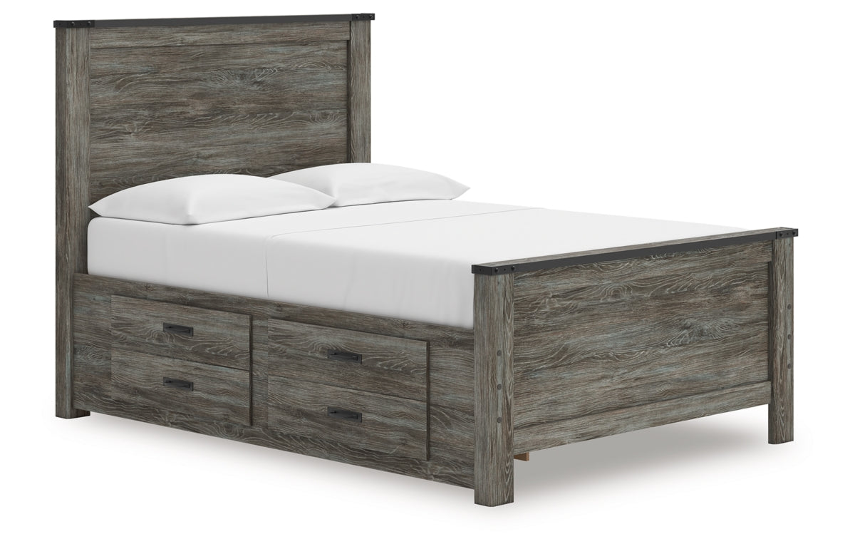 Frandern Full Panel Bed with Storage