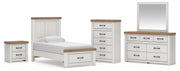 Savonport Twin Panel Storage Bed, Dresser, Mirror, Chest and Nightstand