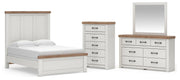 Savonport Full Panel Bed, Dresser, Mirror and Chest