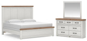 Savonport King Panel Bed, Dresser and Mirror