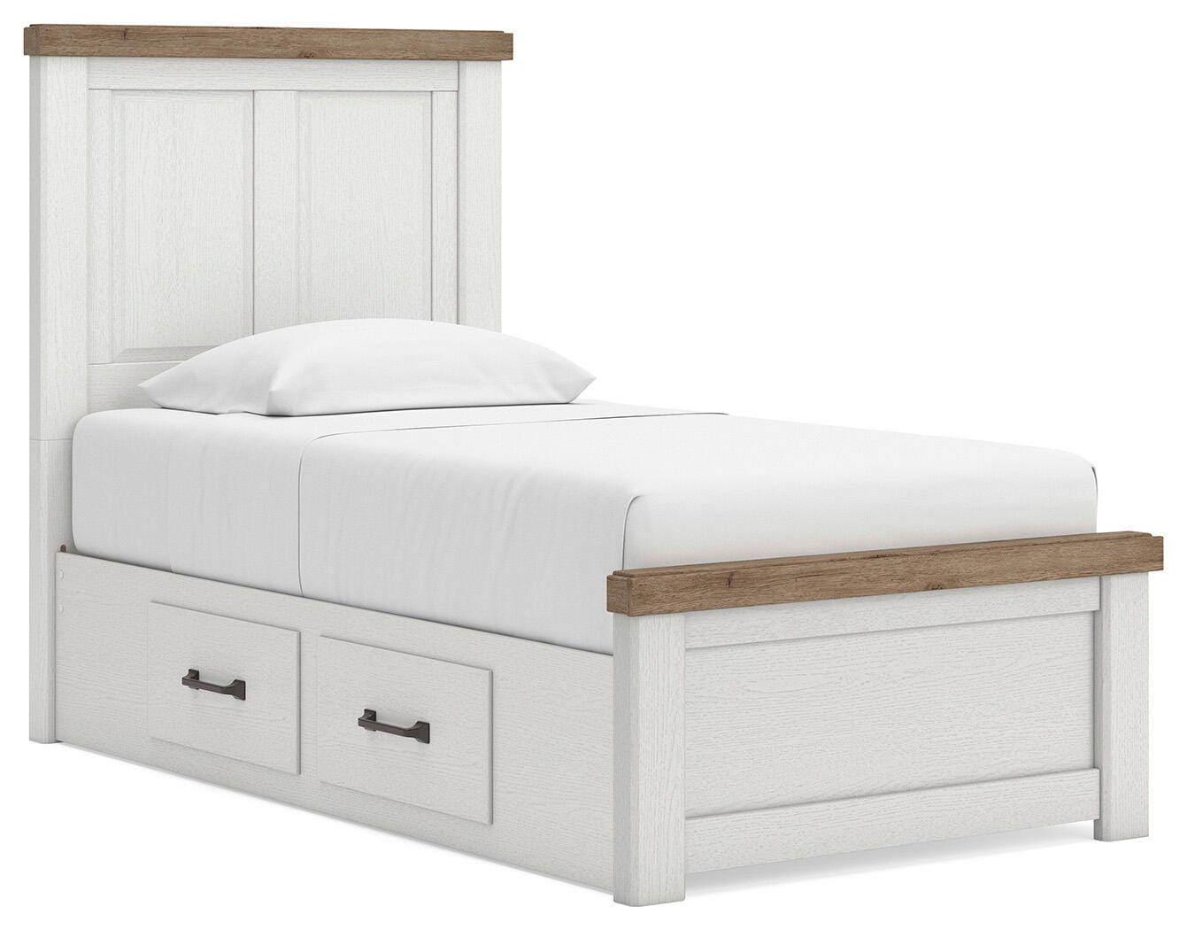 Savonport Twin Panel Bed with Storage
