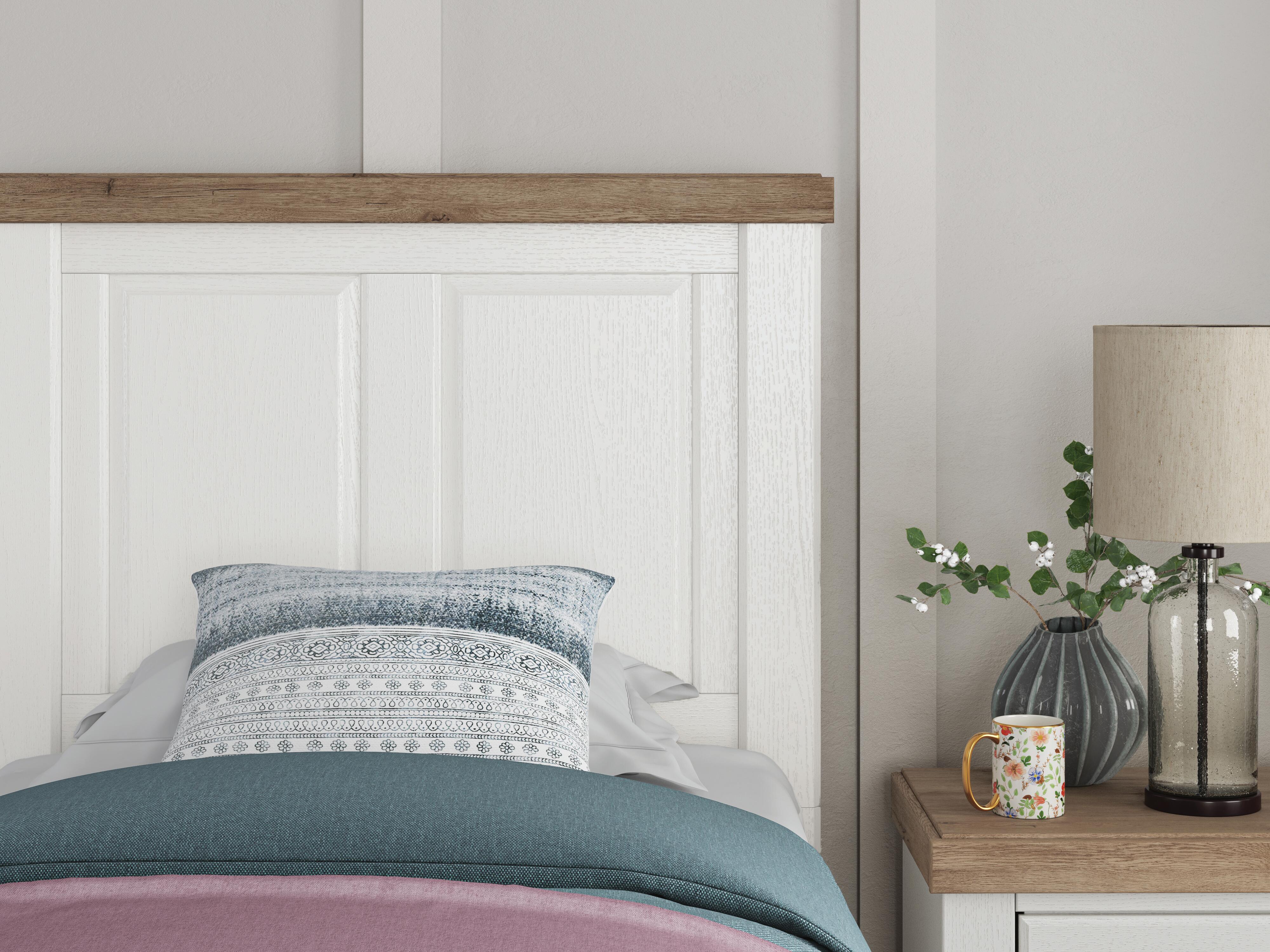 Savonport Twin Panel Bed with Storage