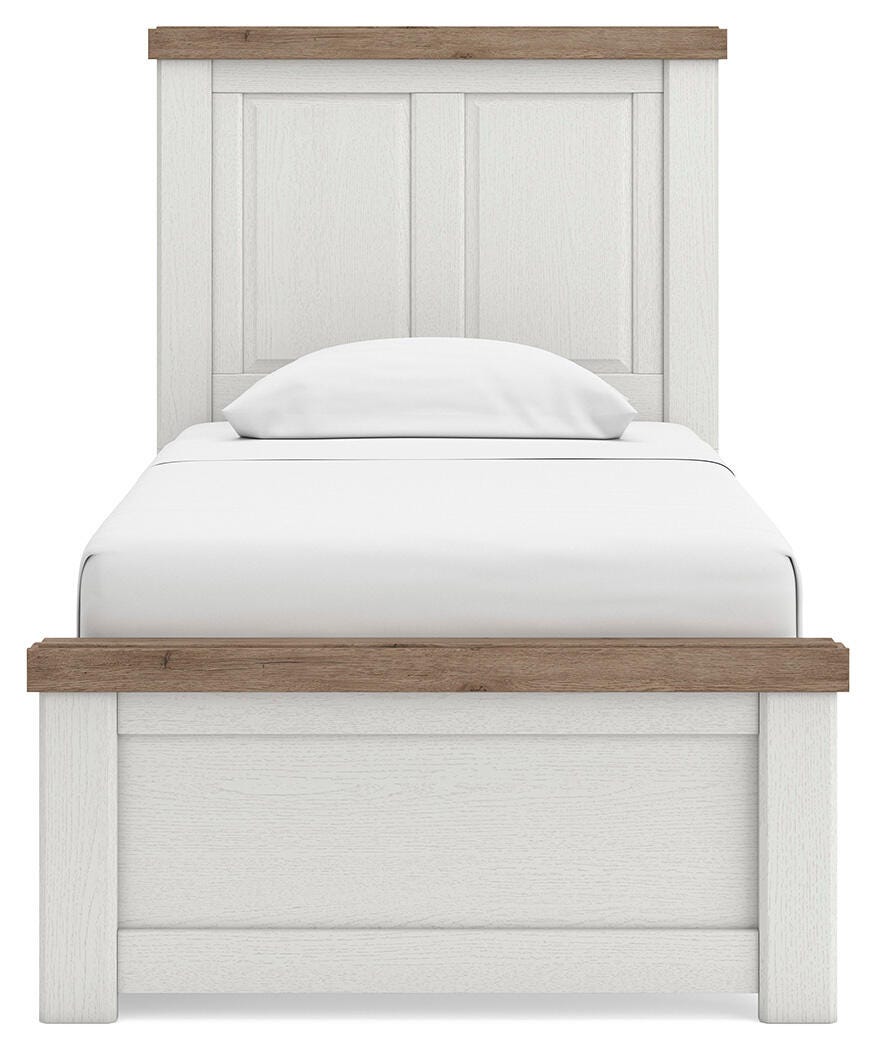 Savonport Twin Panel Bed with Storage