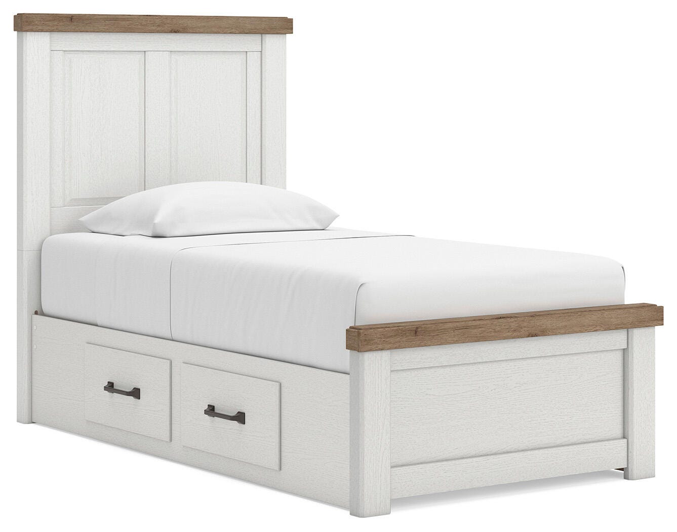 Savonport Twin Panel Bed with Storage