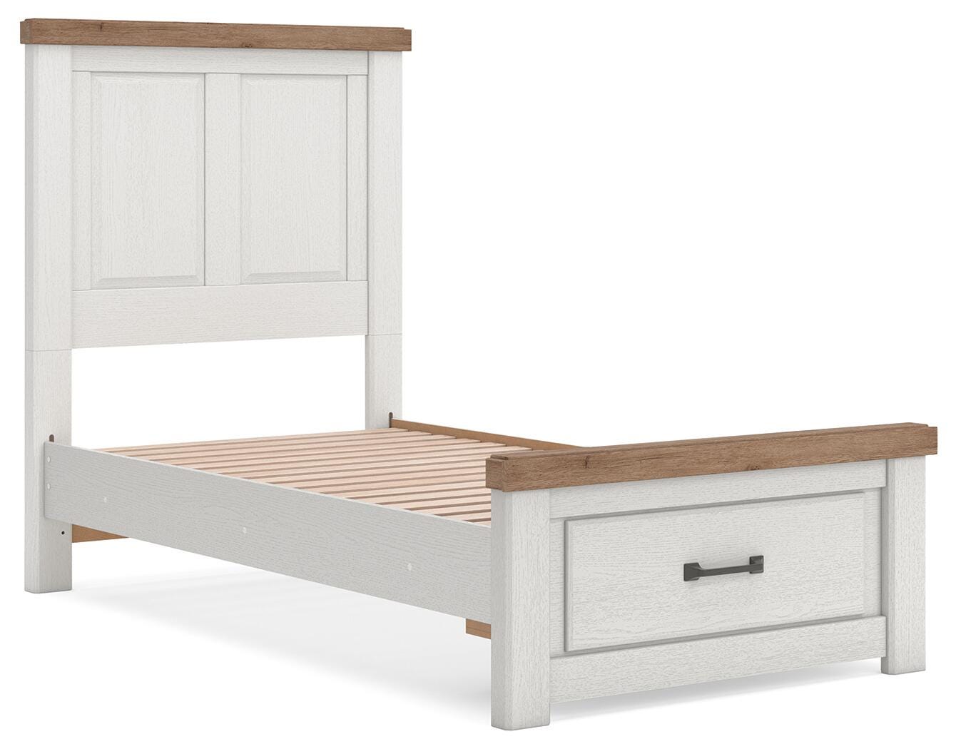 Savonport Twin Panel Storage Bed, Dresser, Mirror and Chest