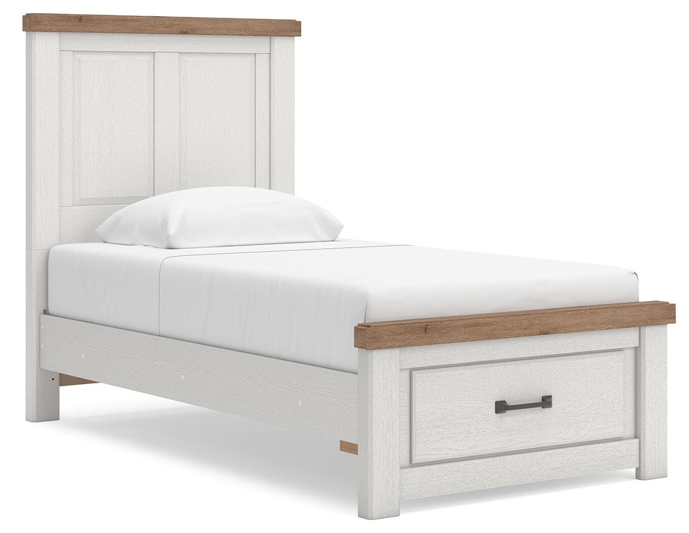Savonport Twin Panel Storage Bed, Dresser, Mirror and Chest
