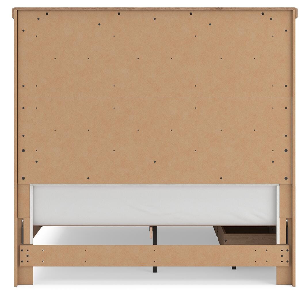 Savonport Queen Panel Bed with Storage, Dresser, Mirror and Chest