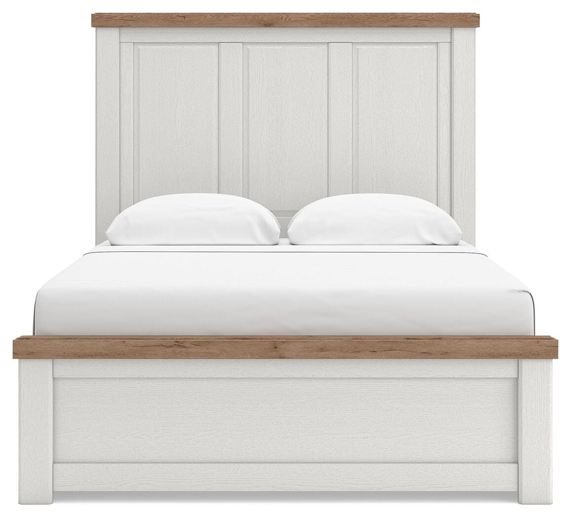 Savonport Queen Panel Bed with Storage. Dresser, Mirror and Nightstand