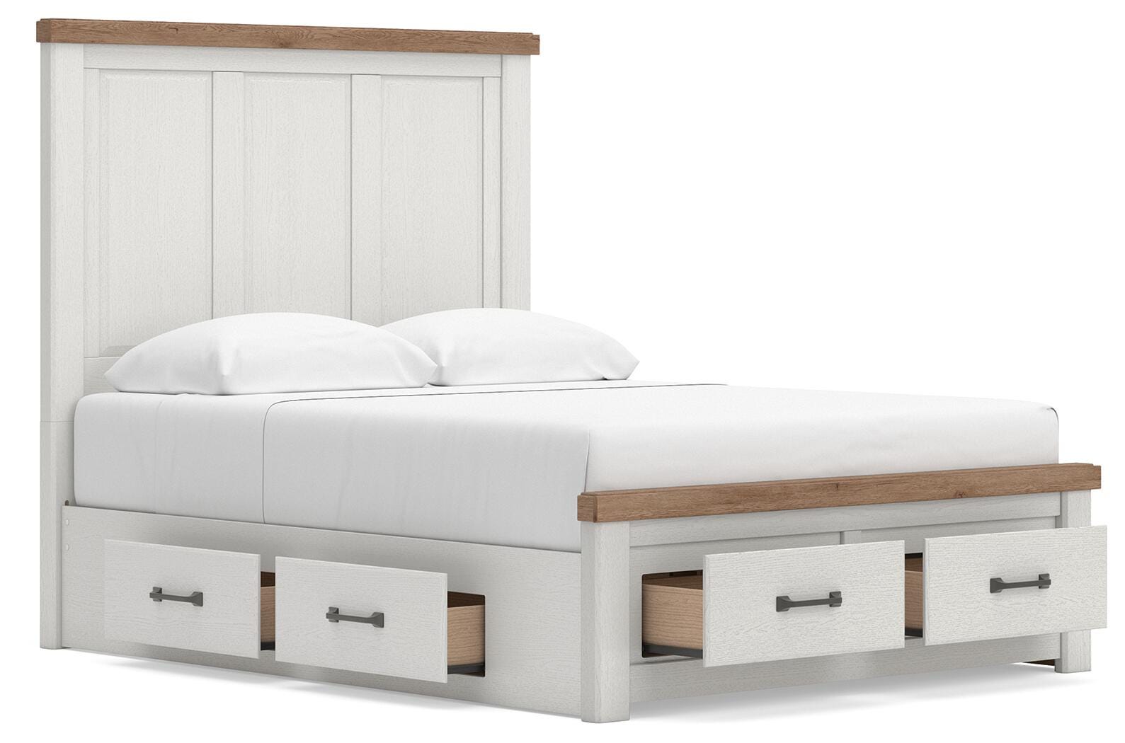 Savonport King Panel Storage Bed, Dresser, Mirror and Chest