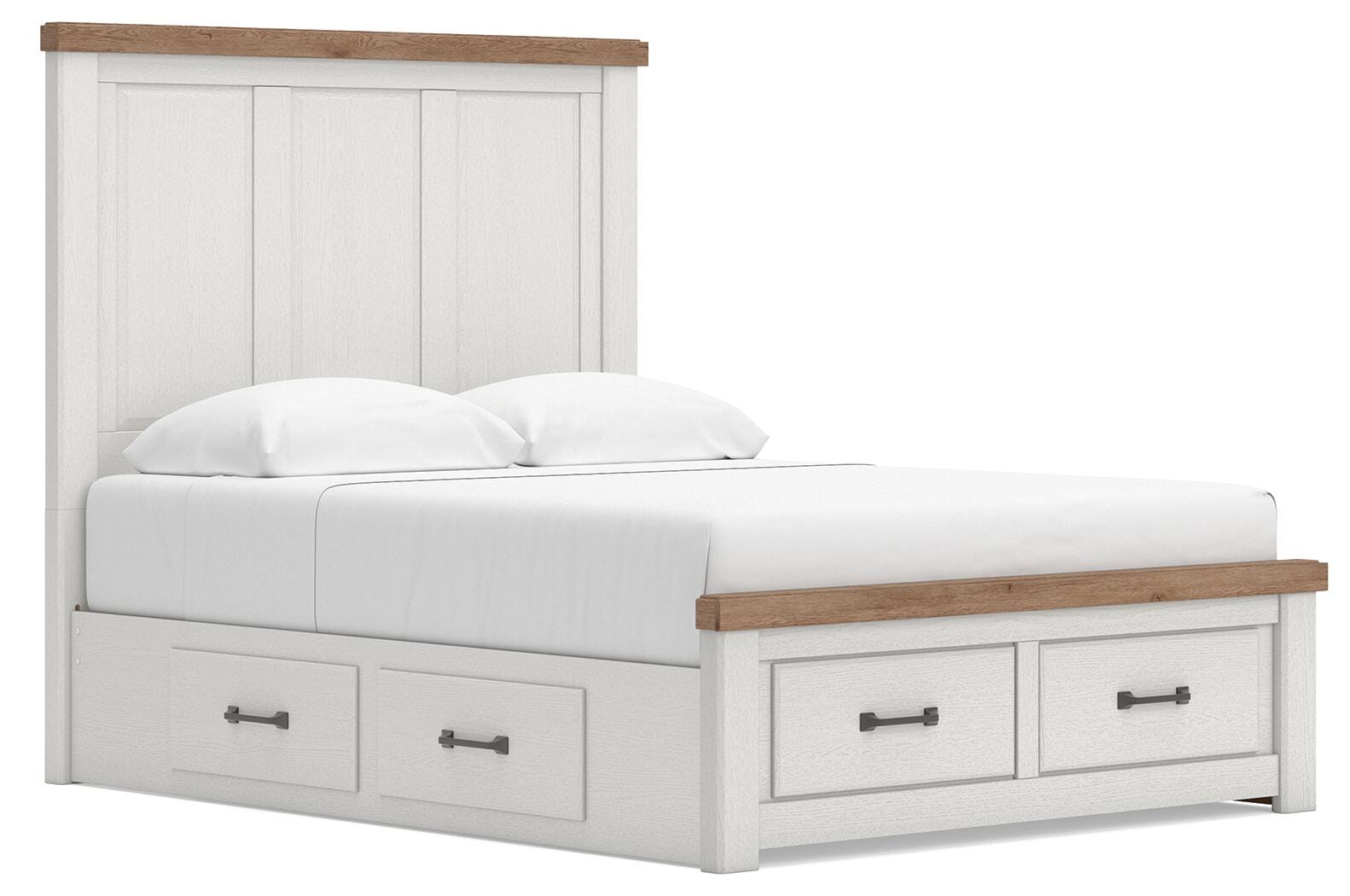 Savonport Queen Panel Storage Bed, Dresser, Mirror and Chest