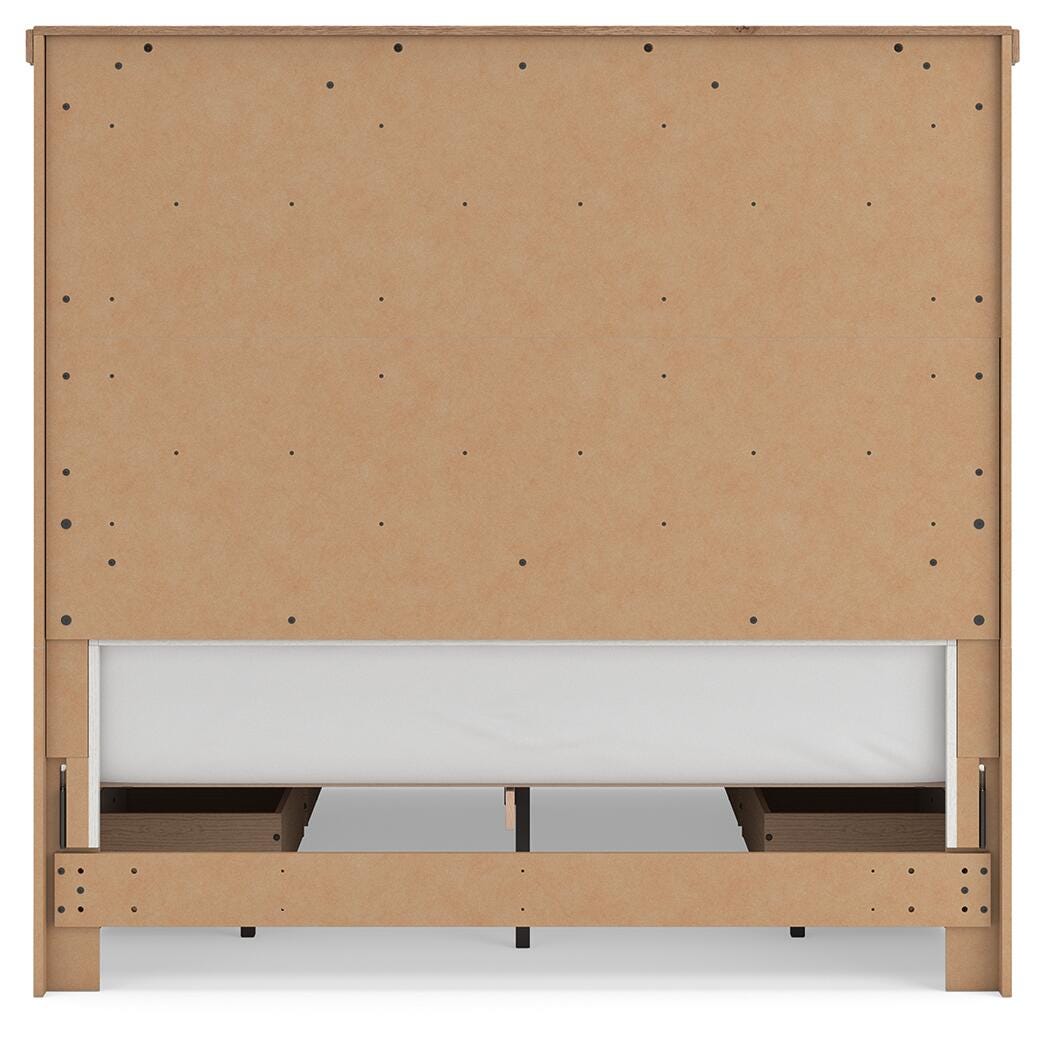Savonport Queen Panel Storage Bed, Dresser and Mirror