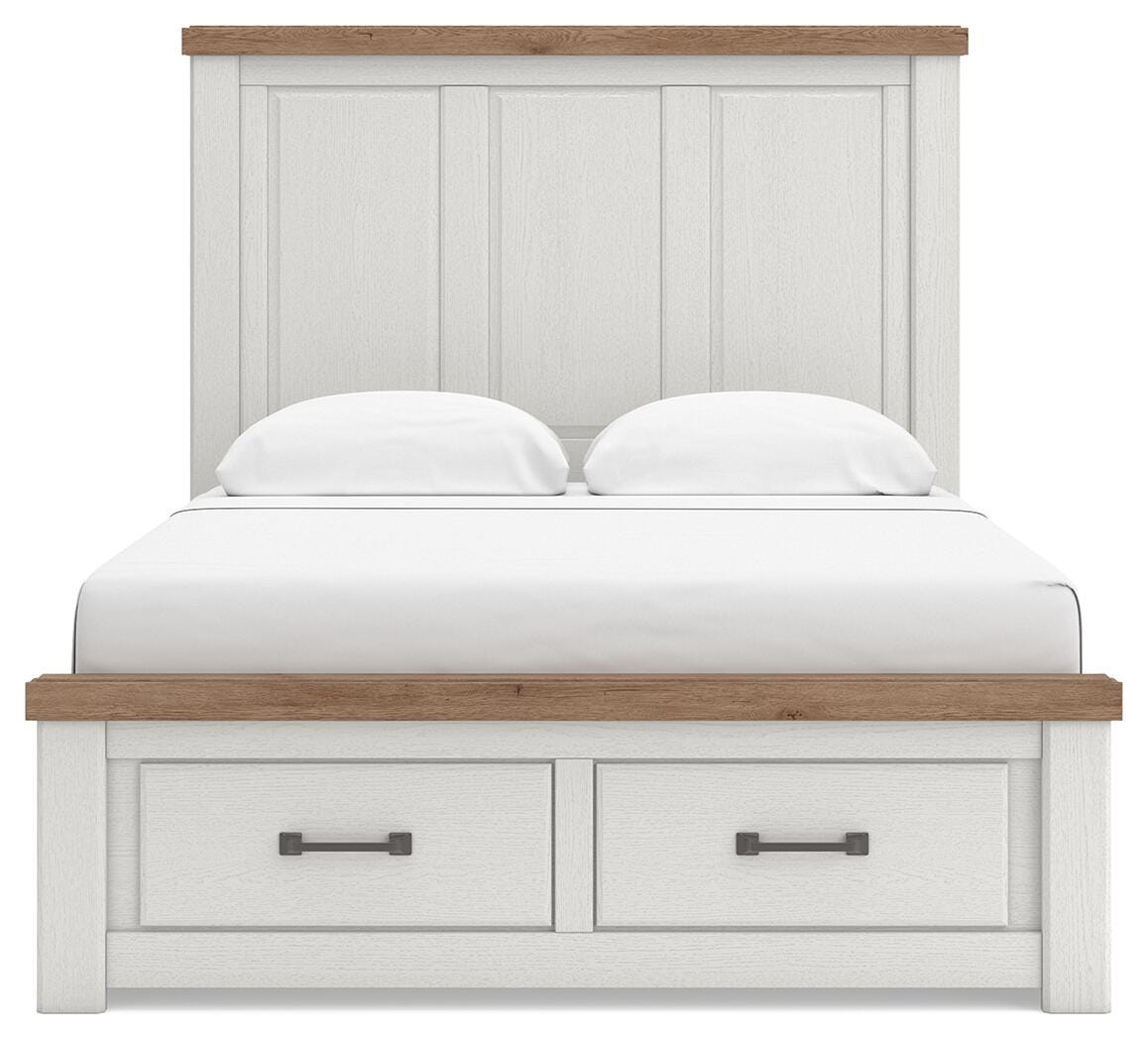 Savonport Queen Panel Storage Bed, Dresser, Mirror, Chest and Nightstand