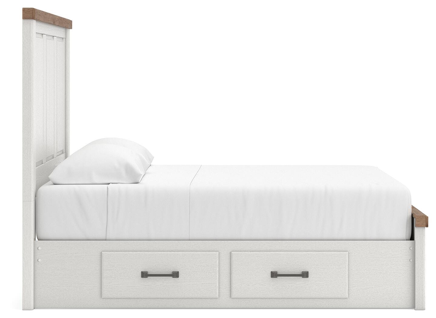 Savonport Queen Panel Storage Bed, Dresser, Mirror and Chest