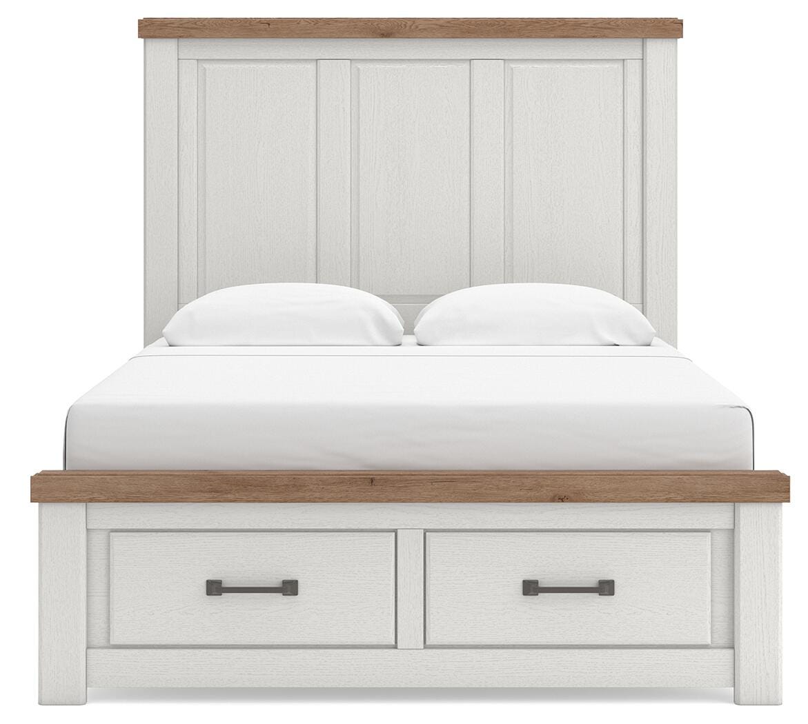 Savonport Queen Panel Storage Bed, Dresser and Mirror