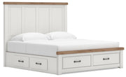Savonport King Panel Storage Bed
