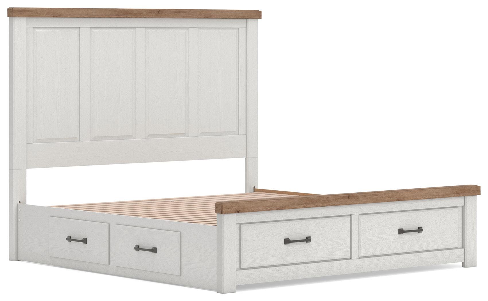 Savonport King Panel Storage Bed, Dresser, Mirror and Chest