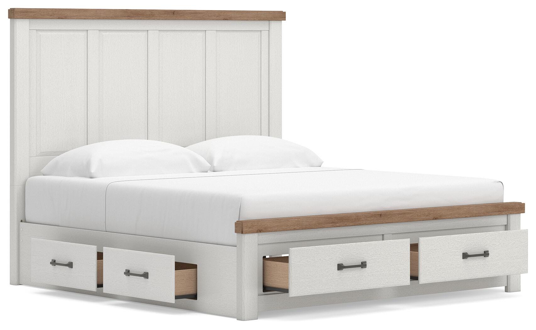 Savonport King Panel Storage Bed