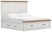 Savonport King Panel Storage Bed