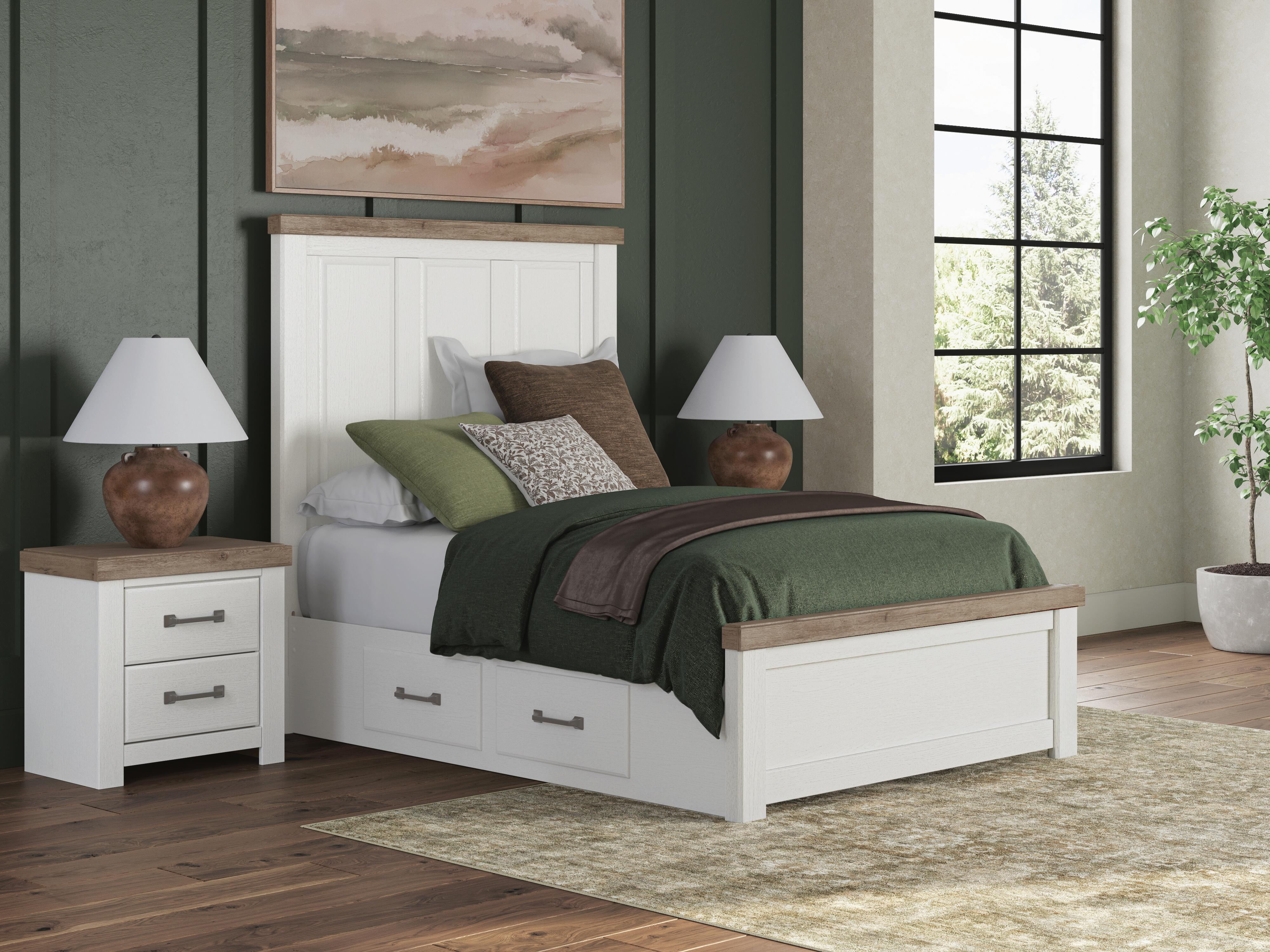 Savonport Full Panel Bed with Storage