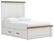 Savonport Full Panel Bed with Storage