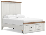 Savonport Full Panel Storage Bed