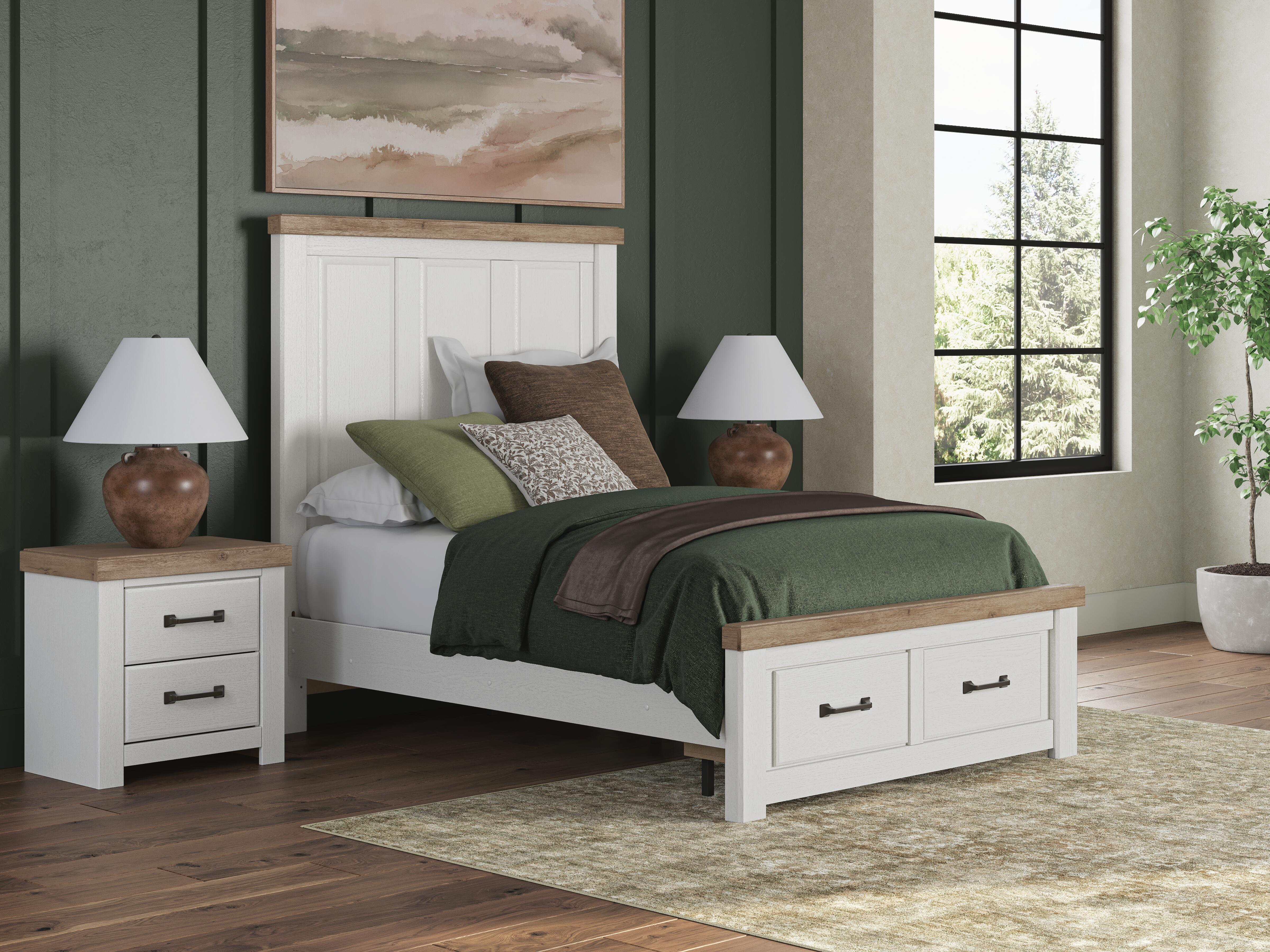 Savonport Full Panel Storage Bed, Dresser, Mirror and Chest