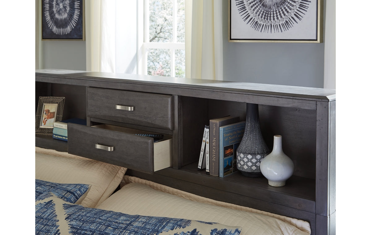 Caitbrook King Storage Bed with 8 Drawers
