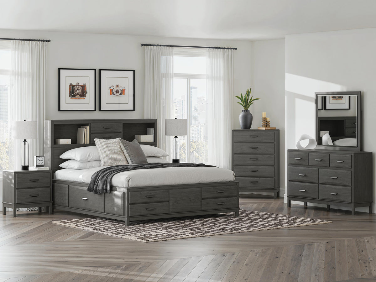Mazing California King Storage Bed